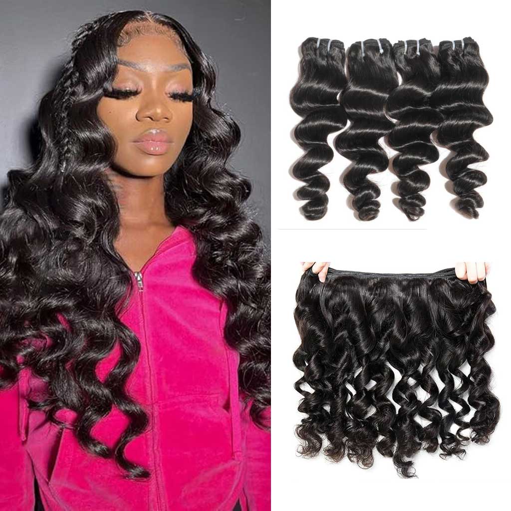 Raw-Burmese-hair-bundles-loose-wave-hair-weaves-one-donor-unprocessed-human-hair-bouncy-curls-4-bundles-deal