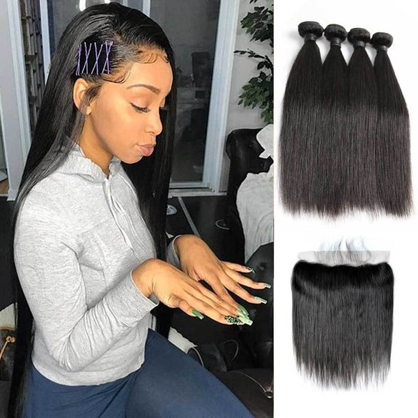 Lace frontal bundle deal best sale